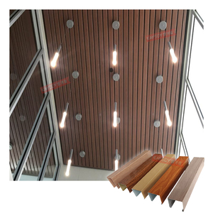 Conception de <span class=keywords><strong>plafond</strong></span> intérieur suspendu métal aluminium bande linéaire déflecteur faux <span class=keywords><strong>plafond</strong></span> pour salon lavage de voiture atelier d'entretien - Product Image 1