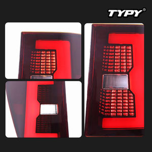 TYPY for 2005-2010 Jeep Grand Cherokee taillight assemblies LED <b>daytime</b> <b>running</b> <b>lights</b>, turn signals, and brake <b>lights</b> - Product Image 2