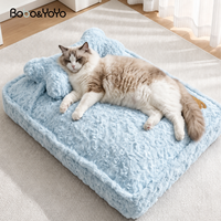 Coussin de couchage pour animaux de compagnie en peluche personnalisé avec logo, pour chiens et chats, apaisant, chaud, doux, luxueux, premium, lavable, pour chiots et chatons, idéal pour l'hiver.