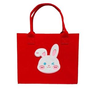 Sac <span class=keywords><strong>à</strong></span> main, <span class=keywords><strong>boîte</strong></span> cadeau pour la fête de la mi-automne, <span class=keywords><strong>boîte</strong></span> <span class=keywords><strong>vide</strong></span> pour gâteaux de lune, logo imprimable, <span class=keywords><strong>feutre</strong></span>, artisanat écologique - Product Image 5