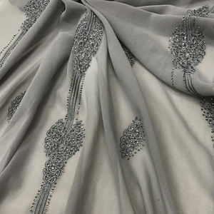 高級ゴールドシフォンヘッドスカーフソリッドソフトロングイスラム教徒スカーフ女性用ヒジャーブムスルマンショールとラップフラードイスラム - Product Image 6