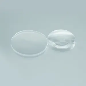 Factory Direct Sale Optical Magnesium Fluoride MgF2 Double Convex Lens For High Energy Detector