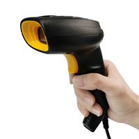 Escáner de código de barras inalámbrico de mano 2D 1D, pistola de escaneo con cable, barra Usb, lector de código Qr, tienda, supermercado, almacén, inventario