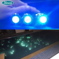 Lumière de piscine extérieure à effet étoilé scintillant, lumière LED à fibres optiques pour piscine, pour cascades et aquariums intérieurs et extérieurs