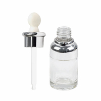 Flacon compte-gouttes en verre design pour cosmétiques, huiles essentielles, soins de la peau, emballage de soins personnels, avec bouchon sécurité enfant transparent, pour sérum, plusieurs formats