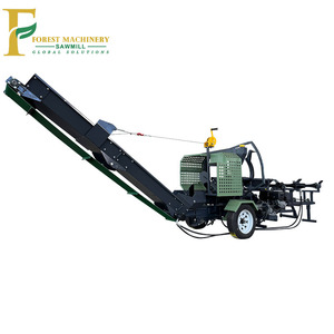 Produit chaud 2025 Processeur de coupe de bois de chauffage Processeur de bois hydraulique horizontal <span class=keywords><strong>mobile</strong></span> Fendeuse de bûches <span class=keywords><strong>Coupeur</strong></span> et séparateur de bois de chauffage - Product Image 1