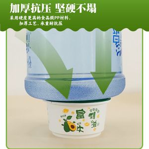 Rich Niu Food Grade PP Disposable Lunch <b>Box</b> With Lid Microwave Safe 1000ml - Product Image 3