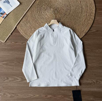 JAC22 X13155 Nouveau T-shirt à manches longues en coton ample pour homme