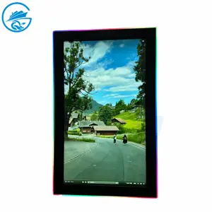 43นิ้วอะคริลิค LED ไฟ BEZEL แนวตั้งอินฟราเรด LCD ทัชสกรีน IP66