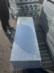 Grille en acier galvanisé soudée pour éolienne, grille de plateforme pour l'industrie sidérurgique et les usines - Product Image 3