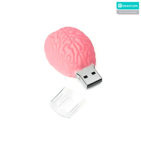 Clé USB 3.0 64 Go/128 Go en PVC 3D personnalisée avec logo créatif en forme d'organe humain 2.0 – Cadeau promotionnel