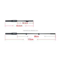 Lecteur RFID portable robuste 134,2 kHz FDX-B/HDX ABS avec antenne extensible pour balises d'oreille, scanner étanche IP57 pour animaux