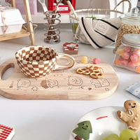 Tasse à café en céramique personnalisée avec logo, style nordique, pour latte et cappuccino, écologique, en porcelaine, créative, très vendue, pour expresso