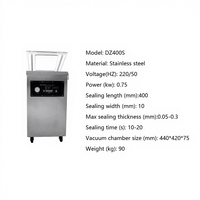 Machine d'emballage sous vide verticale Langtai avec fonctions de collage et d'étiquetage pour boîtes alimentaires, scellage de sacs en plastique et système de purge de gaz