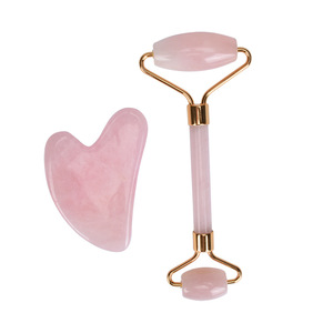 <b>Jade</b> <b>Roller</b> Gua Sha Set Eco-friendly Customized Logo Face Natural <b>Jade</b> Gift Box - Product Image 1