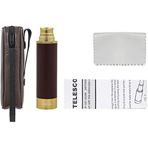 Telescopio pirata retro con zoom 25x30, monocular de bolsillo, portátil, plegable, impermeable, telescopio de capitán para niños - Product Image 4