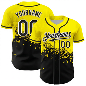 Camiseta de Béisbol Personalizable Roja y Negra, Sublimada con el Logotipo de tu Equipo, Unisex, Manga Corta, Tallas Grandes, Verano, Poliéster, Deportiva - Product Image 3