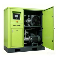 Compresseur d'air à vis à fréquence variable à aimant permanent silencieux et économe en énergie BOYUAN DHF Series DHF-20PM 380V refroidi par air 15KW