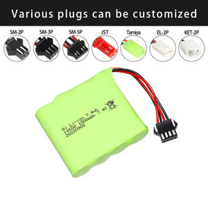 14500 Silindirik Li-Ion 7.4V 1000mAh Yüksek Döngü Ömrüne Sahip RC Tekneler ve Oyuncak Araçlar için Şarj Edilebilir Pil Paketi - Product Image 4