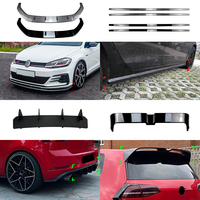 Kit carrosserie AMP-Z pour Volkswagen Golf MK7.5 : Lame de pare-chocs avant, jupes latérales, aileron arrière, diffuseur arrière en ABS