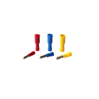 Certification CE MPD1.25-156 Cosses à sertir rouges Bullet en cuivre et laiton isolées en PVC pour câbles