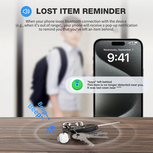 Nuevo Rastreador Bluetooth para iOS y Android, Certificado MFI, Localizador Tipo AirTag para Llaves, Pasaportes, Carteras, Equipaje, Antipérdida - Product Image 3