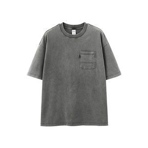 กระเป๋าทีออฟวินเทจแบบ2025SS 270GSM เฮฟวี่เวทผ้าฝ้าย100% ฟอกสีแล้ว - Product Image 1