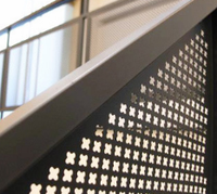 Panneau perforé en aluminium de forme personnalisable, tôle perforée en acier inoxydable, maille métallique perforée galvanisée à trous ronds