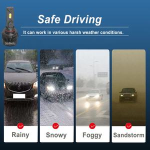 Fabbrica wholessales led faro All-in-one lampadine per auto A6S 55W 110W 20000LM IP68 6000K ad alta potenza led lampade auto - Product Image 3