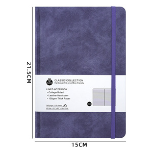 Cuaderno A5 con Líneas Horizontales, Cuaderno Simple con Correa, Cuaderno de Alta Estética, Libro de Cuentas, Personalización con Logotipo - Product Image 2