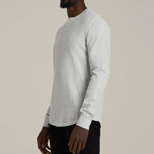 Chemise thermique pour homme à manches longues en polyester/coton, séchage rapide, écologique, couche de base pour l'hiver par temps froid - Product Image 3