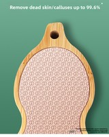 Écologique Lisse Simple Mode Style Râpe À Pieds Portable Poils De Bambou Bois Callus Remover Pédicure Outil
