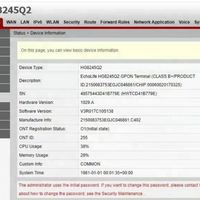 Router HW GPON ONU ONT, Echolife HW GPON ONU ONT Router tipe FTTH Dual Band WiFi 4GE + WIFI 2.4G/5G