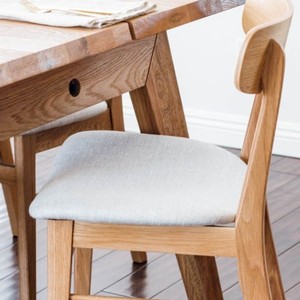 Chaise de salle à manger moderne pivotante et pliable en bois massif pour hôtels, restaurants et cuisines, mobilier de maison - Product Image 2