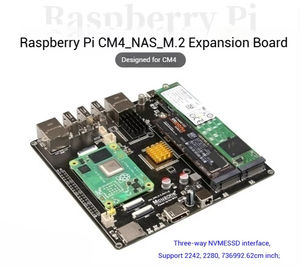 Raspberry <span class=keywords><strong>Pi</strong></span>-Placa DE DESARROLLO Linux de 64 bits, 2,5G, tarjeta de red, PCIE, tres vías, M.2, M-Key, NVME, disco duro, kit de cámara - Product Image 6