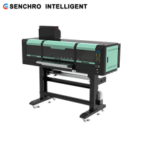 Nouvelle imprimante grand format à moteur Senchro 600 mm DTF I3200 automatique à encre pigmentée 4 têtes DTG pour vêtements/PET avec garantie d'un an