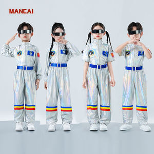 Air <span class=keywords><strong>Pilot</strong></span> Rollenspeluniform Kinderen Kinderen Crew Commander-kostuum met hoofddeksel Halloween Carnaval Schoolfeest Carrièredag - Product Image 6