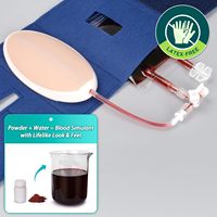 Kit d'entraînement à l'insertion intraveineuse pour étudiants en soins infirmiers, kit de démarrage IV pour infirmières, kit de ponction veineuse pour la formation aux injections