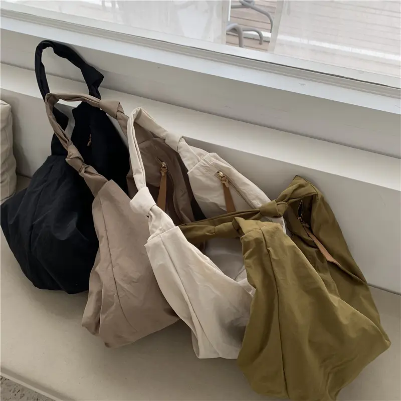 European Style Fashion nylon Designers Hobo Half Moon Bag Handbags Multipurpose Purse Dumpling Bag