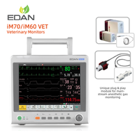 Moniteur de signes vitaux pour animaux, chevaux, portable Edan iM70/iM60 VET, écran tactile couleur TFT-LCD 12,1 pouces