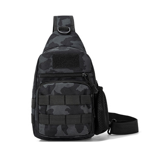 Men's Casual Cycling Crossbody <b>Chest</b> Bag Tactical Camouflage ColorDurable Tactical Outdoor Sports Leisure Travel - Product Image 4