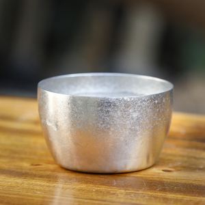 50ml Mini <span class=keywords><strong>titanio</strong></span> doppia parete tazza da tè campeggio <span class=keywords><strong>pentole</strong></span> per Outdoor Home Office escursionismo ciotola portatile per il flusso di ghiaccio - Product Image 2