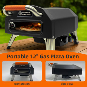 Medidor de temperatura Mini <span class=keywords><strong>horno</strong></span> de pizza para hornear eficiente y preciso con <span class=keywords><strong>piedra</strong></span> giratoria - Product Image 3
