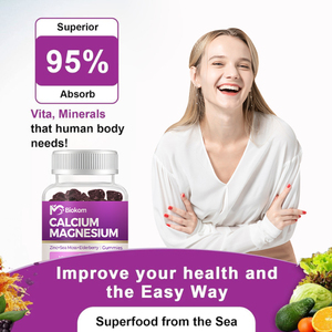 Gomitas de magnesio y calcio de primera calidad para dientes óseos para adultos, vitaminas para la salud, caramelo de goma de calcio y magnesio - Product Image 4