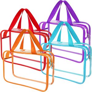 Sac fourre-tout en PVC transparent, sac de shopping en PVC transparent, sac de shopping transparent personnalisé - Product Image 1