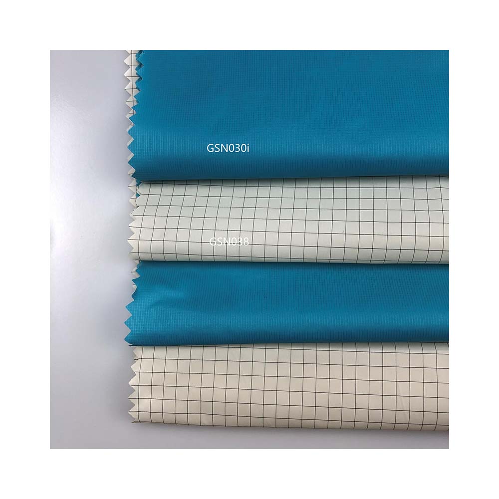 Гладкая обработанная ветрозащитная мягкая ткань из нейлоновой тафты Ripstop для куртки