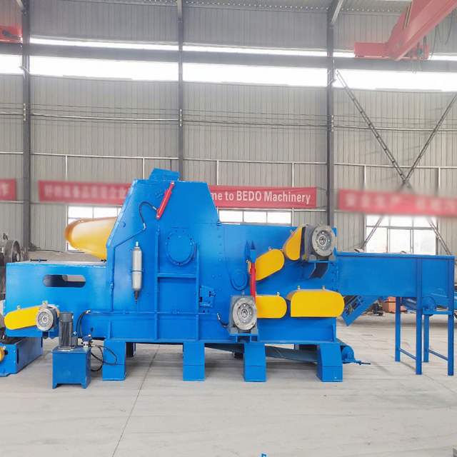 Forestry Wood Chips Making Machine Tree Log Slicer Drum Wood Chipper Machine 215/216/218/2110/2113 Wood Veneer Cutter