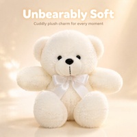 Boneka Beruang Bulu Imitasi Kelinci Baru dengan Pita, Lucu dan Lembut, Hadiah Ulang Tahun Anak, Hadiah Hari Valentine