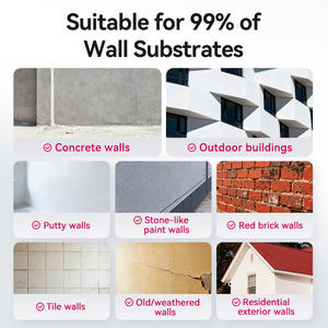 <span class=keywords><strong>Peinture</strong></span> murale extérieure au latex à base d'eau, haute couvrance, résistante aux intempéries, anti-moisissure, anti-corrosion, sans odeur - Product Image 5