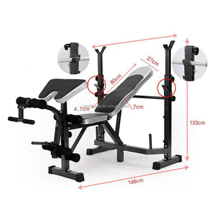 Panca Multifunzione Portatile per <span class=keywords><strong>Casa</strong></span>, Regolabile e Pieghevole, per Sollevamento Pesi e Allenamento con <span class=keywords><strong>Manubri</strong></span> - Product Image 6